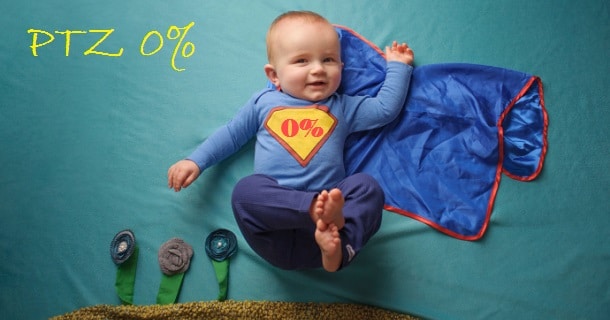 Nourrisson déguisé en super bébé PTZ 0%