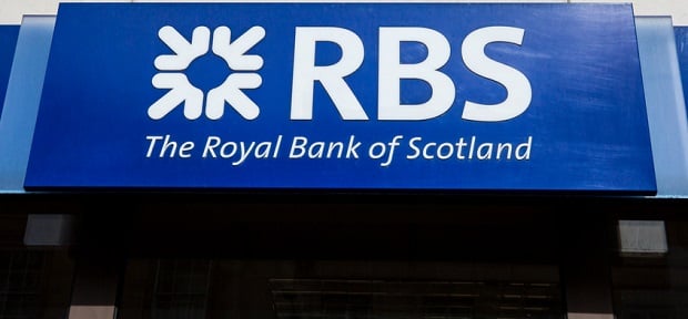 Enseigne de la RBS : Royal Bank of Scotland