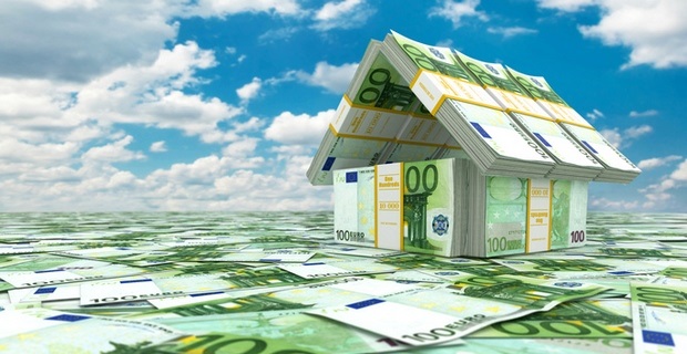  Billets euros en forme de maison