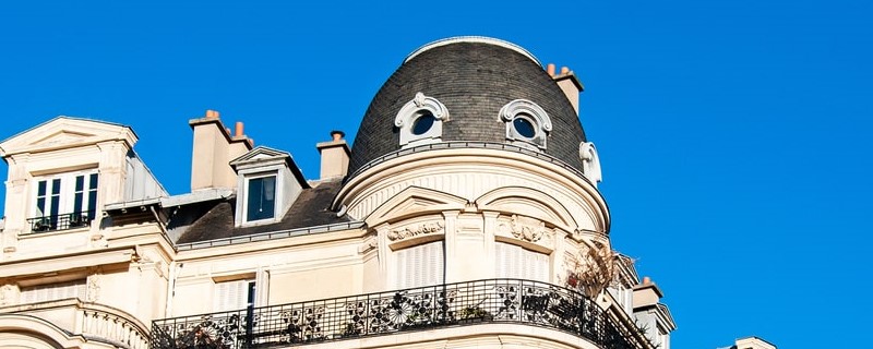 facade d'un bâtiment d'une ville française