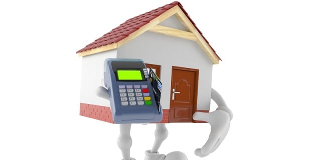 image d'un bonhonmme portant une maison et une calculatrice