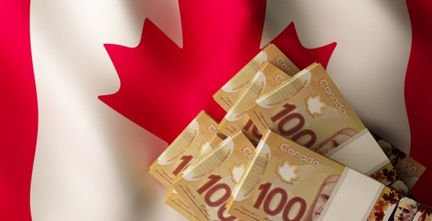  Drapeau et monnaie canadiens 