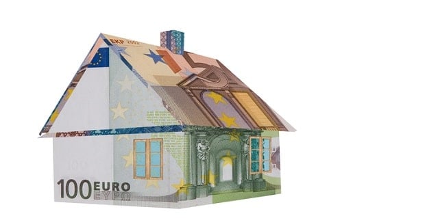  maison en forme de billets euros 