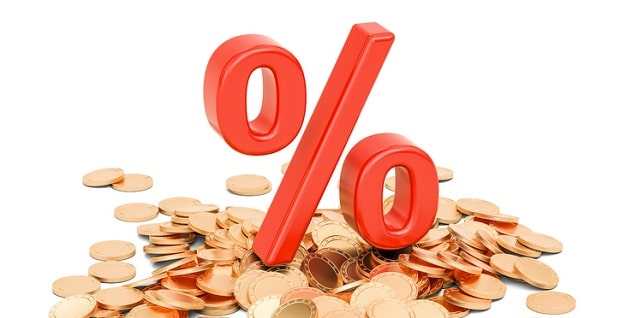  Pourcentage du taux et pièces de monnaie