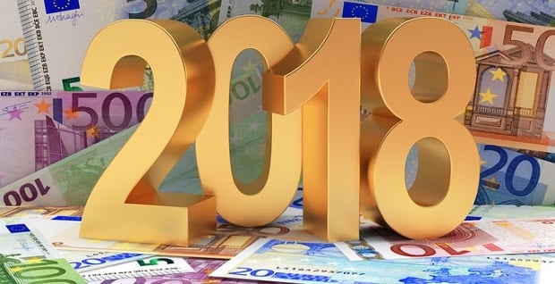  Monnaie euro en 2018