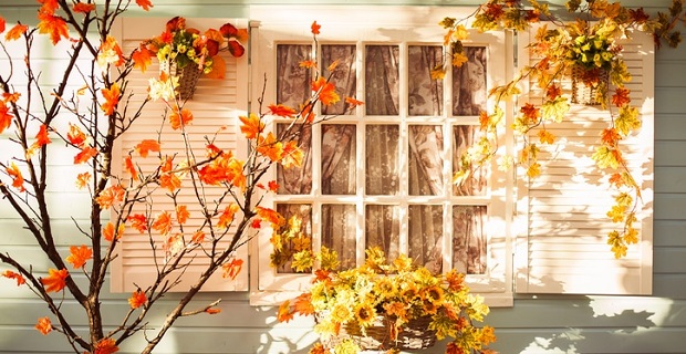 maison en automne