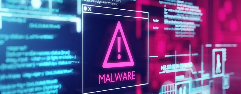  écran malware sur ordinateur