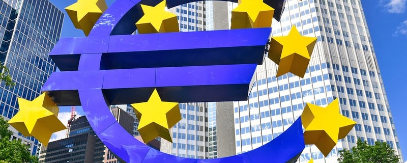 Sculpture de signe d’euro