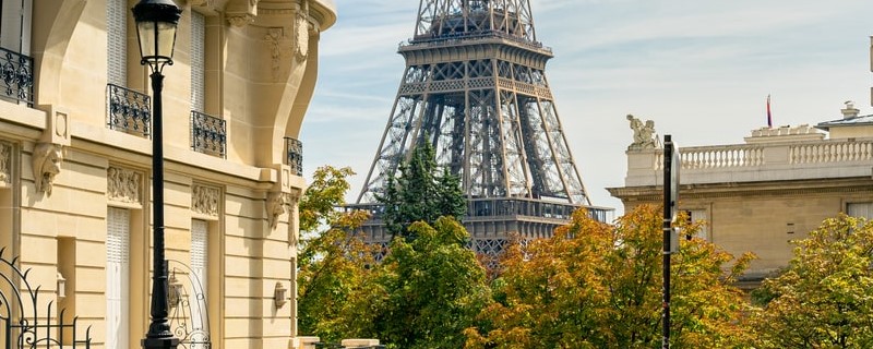 vue de la Tour Eiffel de Paris à Paris