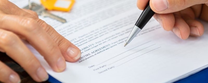 signature de contrat immobilier