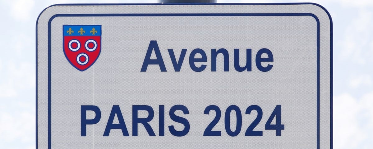 panneau jeux olympiques de Paris