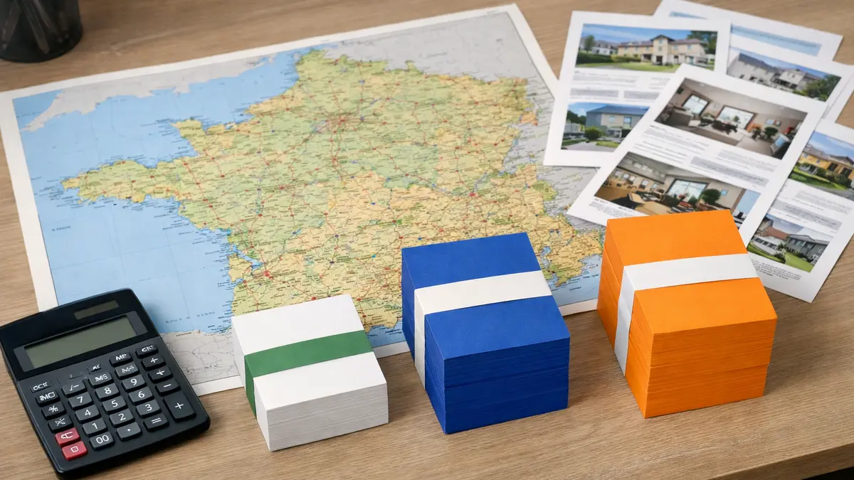 Carte de France, calculatrice et annonces immobili&egrave;res