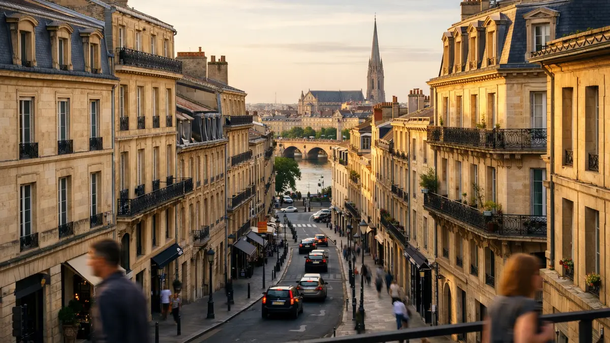 Fa&ccedil;ades d&rsquo;immeubles d&rsquo;habitation &agrave; Bordeaux
