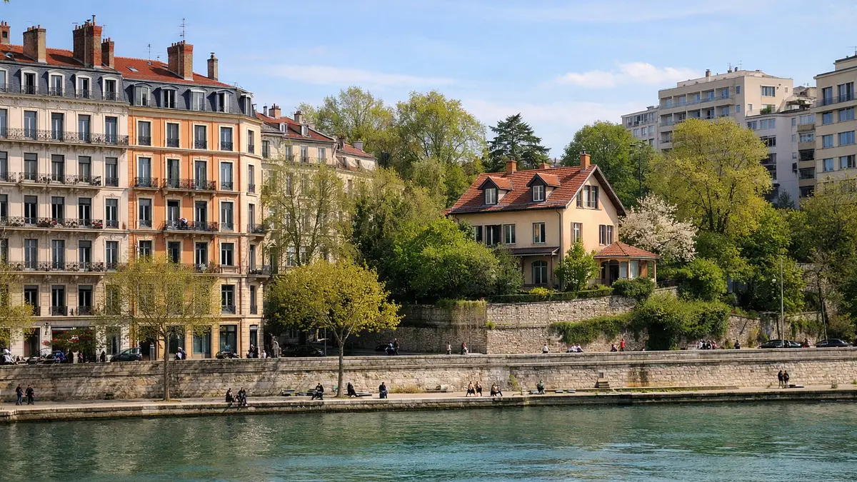 Vue de Lyon illustrant le march&eacute; immobilier en avril 2026