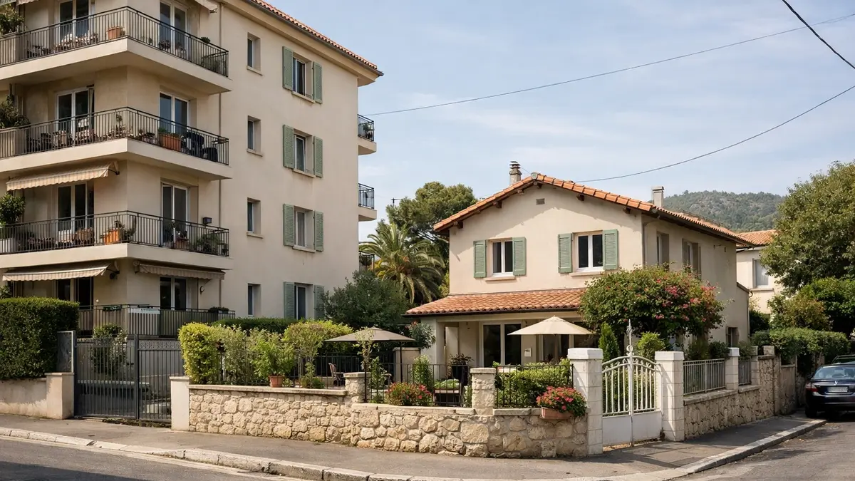 Immeubles et maisons à Toulon, illustration du marché immobilier