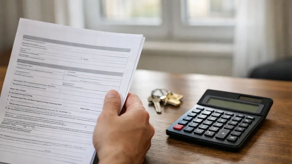 Bail de location et calculatrice pour r&eacute;viser un loyer