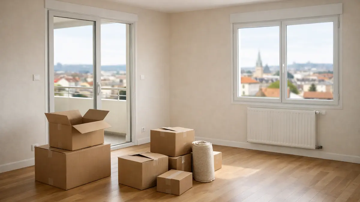 Appartement vide destin&eacute; &agrave; la location en ville