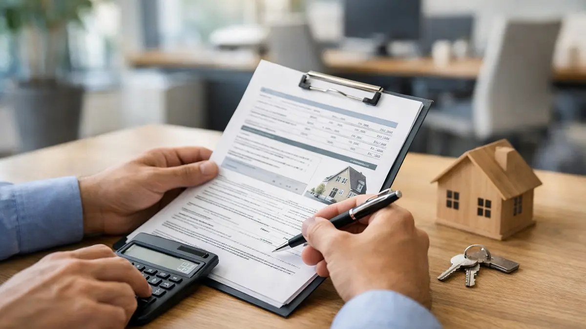 Simulation de crédit immobilier en agence bancaire