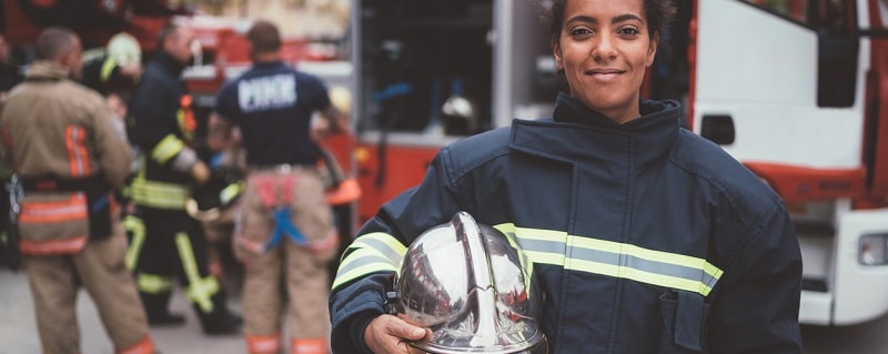 Femme Pompier