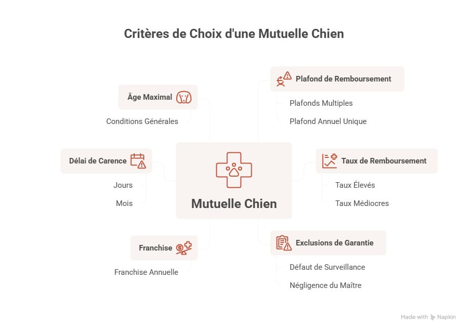 infographie choisir la meilleure assurance chien