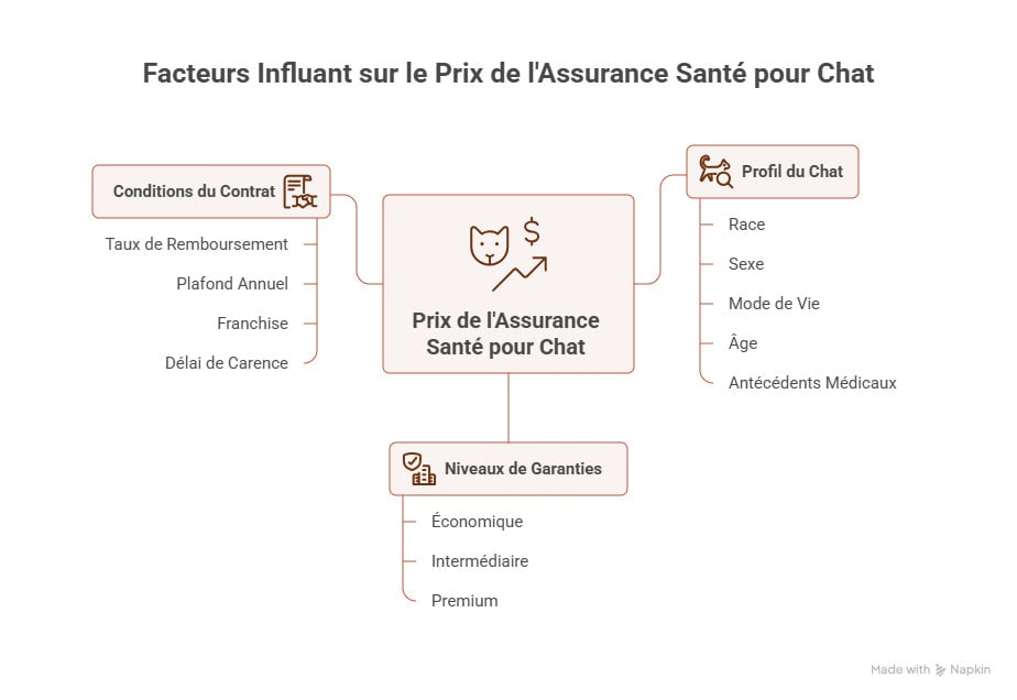infographie prix assurance chat