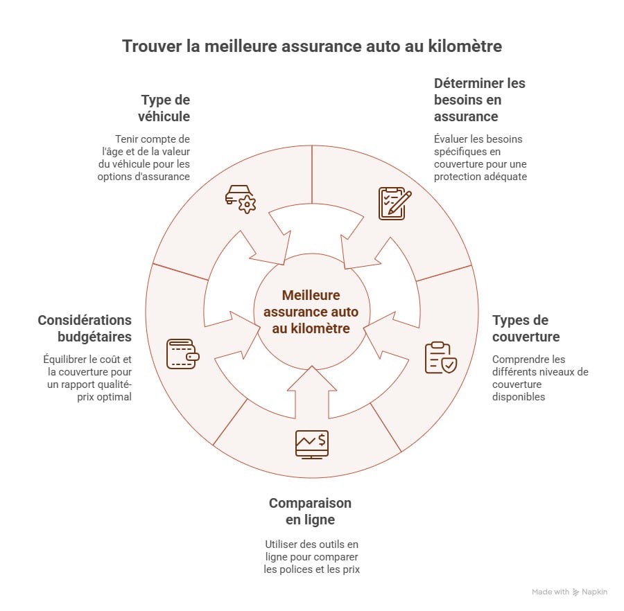 infographie assurance auto au kilometre