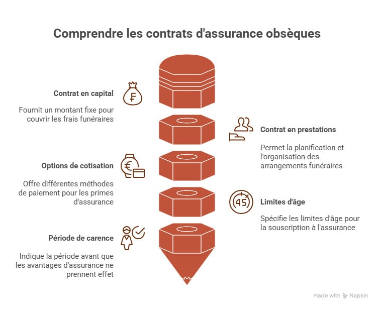 Infographie meilleure assurance obsèques