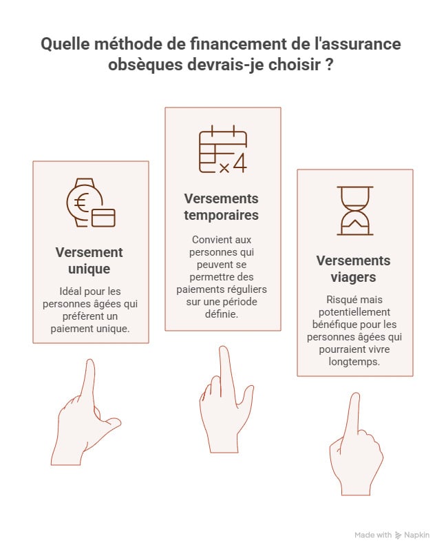 Infographie intérêt de souscrire un contrat obsèques