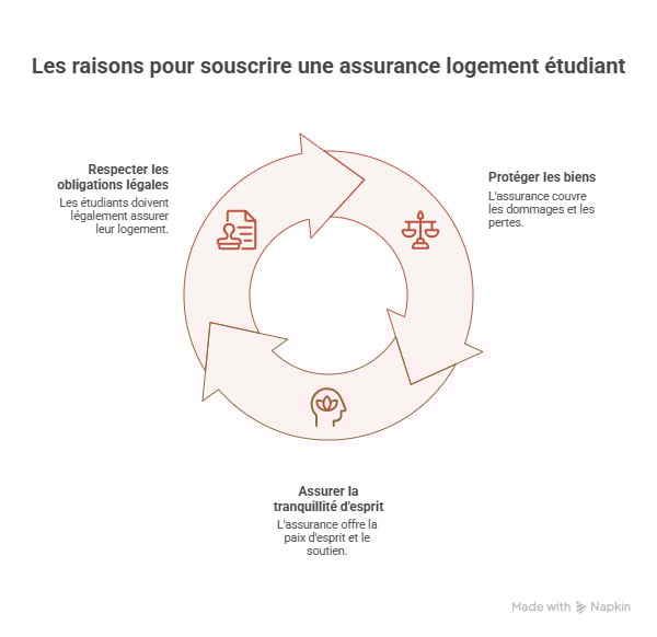 infographie assurance habitation etudiant