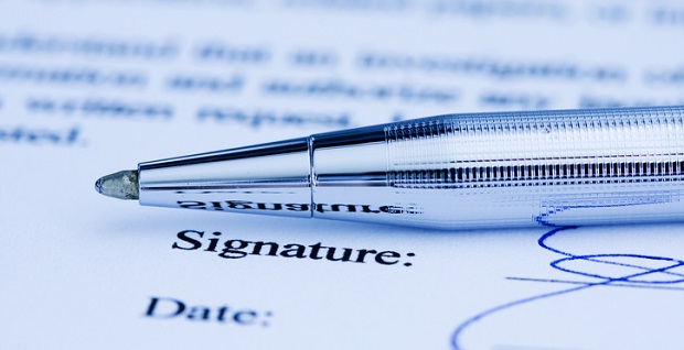Signature contrat RC 