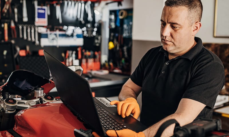 Contrôle technique des cyclomoteurs