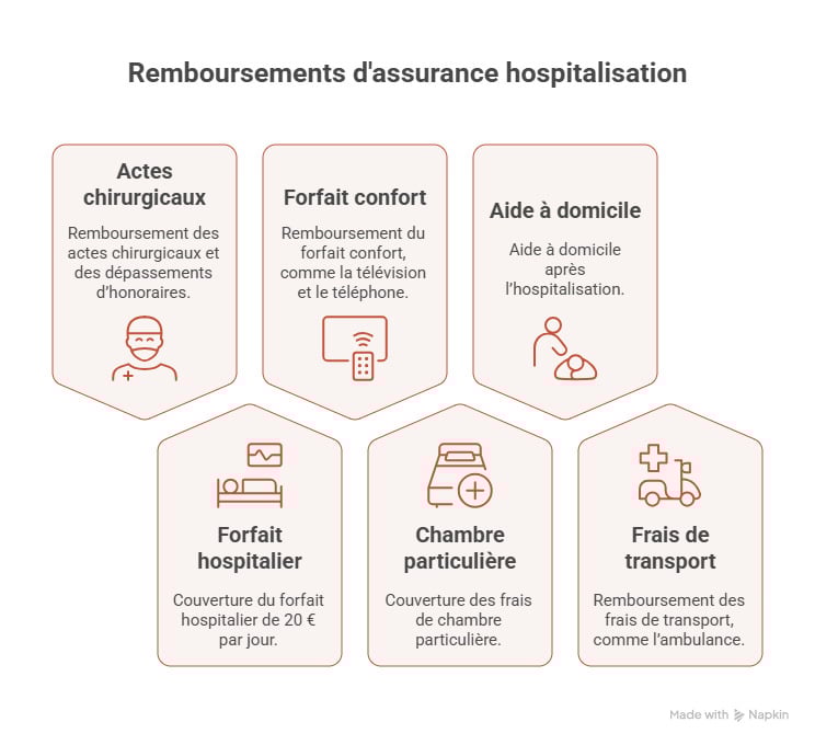 infographie mutuelle hospitalisation seule