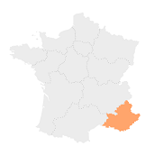 Région de la provence Alpes Cotes d'Azur