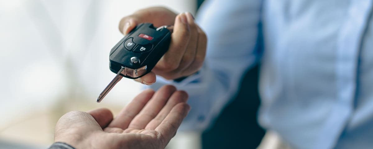 remise des clés de voiture