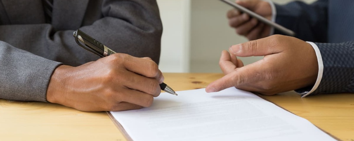 Signature de contrat